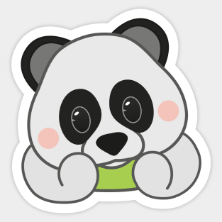 panda emoji fan art Sticker